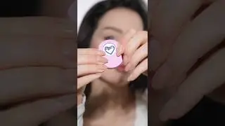 One second heart makeup 💙