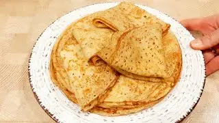 Особенно Вкусные БЛИНЫ (Блинчики) на молоке и кефире. Блины на заварном тесте