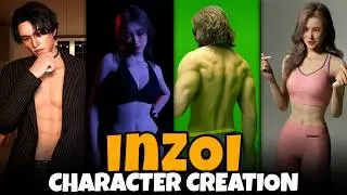 inZOI Character Creation (Male & Female, Full Studio Customization, All Options, Outfits, More!)