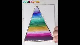 Gouache painted freehand designs