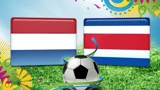 Copa do Mundo 2014 / PS3 Gameplay - Holanda x Costa Rica - Quartas de Final IGUAL A VIDA REAL*
