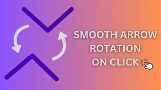 How to Rotate the Arrow on Click | Smooth | HTML CSS & JS