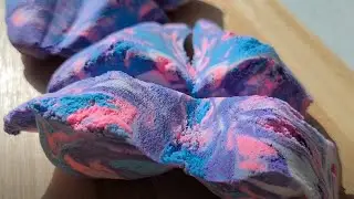 Clay cracking: Fluffy: four-color mix
