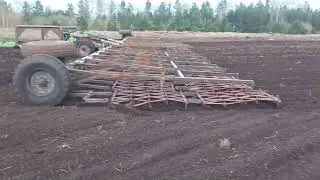 Посевная 2024г.Закрытие влаги Кировец 742Мст1