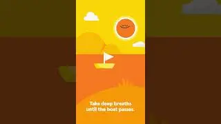 The boat will always return for as long as you'd like to focus on your breath. #shorts