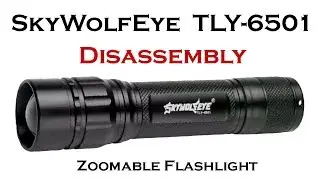 Zoomable Flashlight Disassembly: Gearlight S2000 / SkyWolfEye TLY-6501| Torch Switch & Pill Teardown