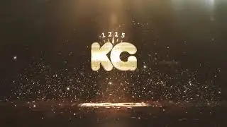 Golden Particles Logo | AFTER EFFECTS