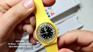 Swatch 1984 RELOADED YEL RACE 2022 - GENT BIOCERAMIC  - SO31J400