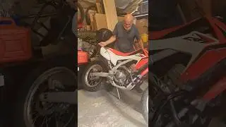 Motorbike side stand flip
