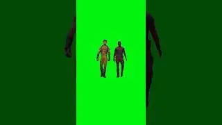 Deadpool and Wolverine green screen video 