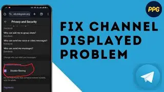 How to fix this channel cannot be displayed on Telegram ?