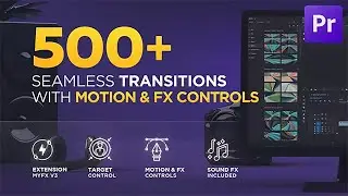 Seamless Transitions Pack ▶▷ Premiere Pro Trends ◁◀