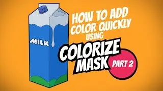 How to add color quickly in Krita using Colorize Mask - Part 2