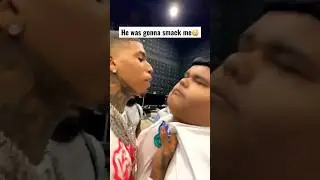 He was gonna smack me 😳 