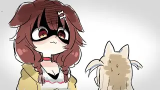 Korone And Fuwawa Dog Fight...