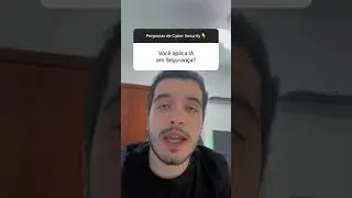 Aplico IA em problemas da área de Segurança da Informação!