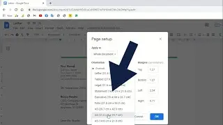 How to Change Google Docs Paper Size