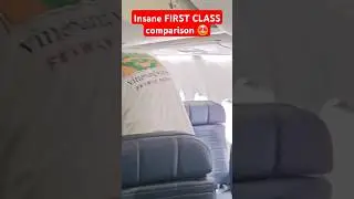 INSANE First Class Comparison 💺 | American VS United | #travel