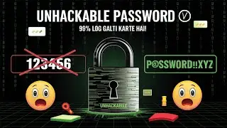 Even hackers will not be able to crack this method of creating a password! 😱