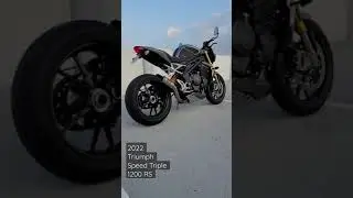 2022 Triumph Speed Triple 1200 RS • Exhaust Sound