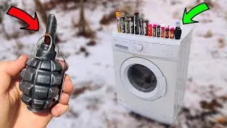 ✅🔥 BIG FIRECRACKERS vs WASHING MACHINE 💣💥 ПЕТАРДЫ vs СТИРАЛЬНАЯ МАШИНА 🔴