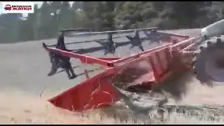 Уборка жаткой валковой навесной  GN-6У