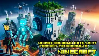 ИИ СОЗДАЕТ МЕХАНИЗМЫ В МАЙКРАФТ!