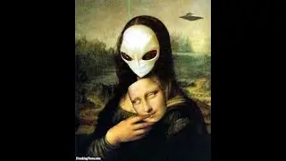 mona lisa me alien ki presence