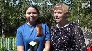 Креневская школа : пришкольный участок