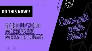 Speed up your WordPress website Today!