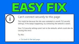 How To Fix Can’t Connect Securely to this Page on Microsoft Edge