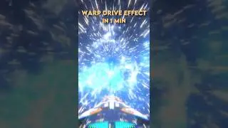 Warp Drive in 1mim! #tutorial #gamedev #gameplay #shorts