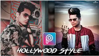 Hollywood Style Photo Editing in PICSART in 4 Steps in Hindi || GURJOT CREATIONS