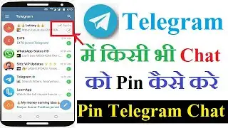 How To Pin Someone Chat On Telegram | Telegram Tips And Tricks