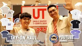 Introduction of Detective Conan (Case Closed) Short Sleeve UT | TRY-ON HAUL | DCPH Anime and Manga