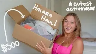 huge HALARA haul!!! 🛍️🤍✨ (ft. the Halara Flex Pants #halaraflexpants)