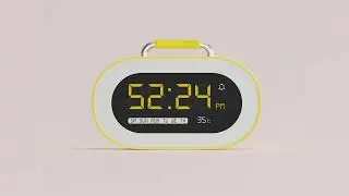 60 Minutes Realistic Digital Clock Countdown Timer | GREEN SCREEN | ROYALTY FREE