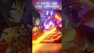 C1 Dehya 146k Nuke..🔥🔥  #genshin #genshinimpact #dehya