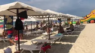 Чёрное море , с. Лазурное , Херсонская область, Обзор побережья ,2020 год