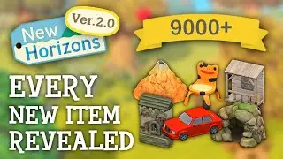 Animal Crossing New Horizons - 9000+ NEW ITEMS Revealed (2.0 Update)