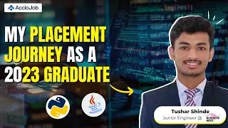 My Placement Journey with AcciojOB | 2023 Graduate to Junior Engineer | AccioJob Student Review