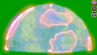 Force Field Effect Green Screen + Sound (No.4) | 