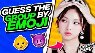 ⭐️ GUESS THE KPOP GROUP BY EMOJI | KPOP QUIZ - FUN KPOP GAMES 2025