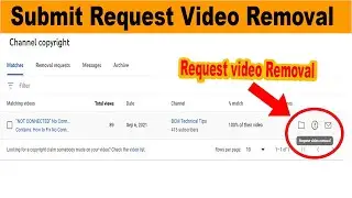 How to Request Video Removal on YouTube || Send copyright claim on YouTube