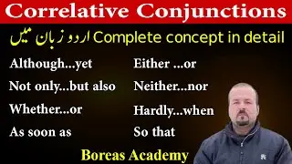 Correlative conjunctions | how to use correlative conjunctions | Parts of speech | conjunctions