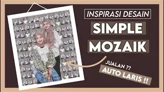 UPDATE !! CARA DESAIN SIMPLE MOZAIK PAKE C0REL DR4W LAGI !! || Indra Lukita
