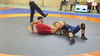 Wrestling / Ringen MDM 2024 in Jena, Jugend B (U14), 68 kg, Momand - Martin