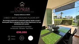 Hacienda Riquelme Golf Resort Apartment - HR276 - SOLD