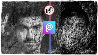 How To Make Scribble Art on PicsArt || PicsArt Photo Editing Tutorial