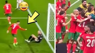 Cristiano Ronaldo Reaction To Portugal Last Minute Goal vs Czech Republic